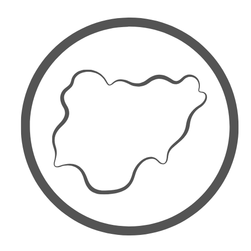 Nigeria map icon